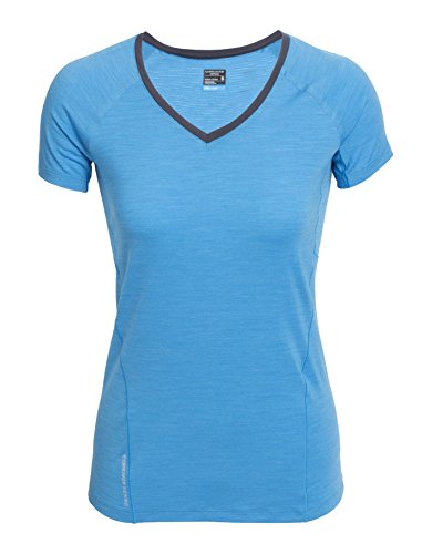 Comprar Rompehielos chispa manga corta V mujeres GT ligero superior - cian/Cyan/Panther, extra-pequeño al mejor precio