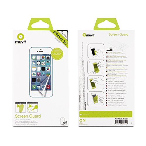 Comprar Muvit MUSCP0311 - Set de 2 protectores de pantalla para Apple iPhone 5C al mejor precio