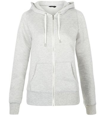 Comprar Grey Basic Zip Up Hoodie al mejor precio