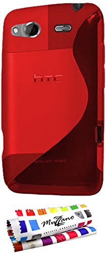 Comprar Muzzano F06S06-061100 - Funda para HTC Salsa, color rojo al mejor precio