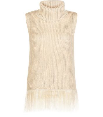 Comprar Stone Roll Neck Tassel Vest al mejor precio