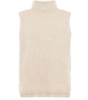 Comprar Shell Pink Twist Knit Sleeveless Jumper al mejor precio