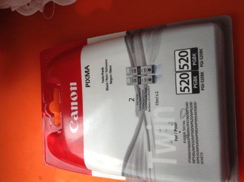 Comprar Canon PGI-520BK paquete doble - 2 Pack - negro - Depósito de tinta - original al mejor precio
