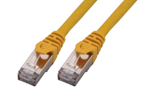 Comprar MCL - Cable de interconexión F/UTP (Cat6A, 1 m, LSZH), color amarillo al mejor precio