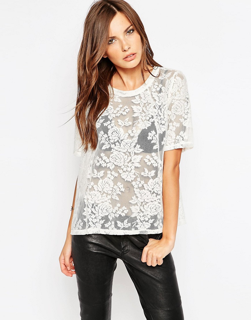 Comprar Top de encaje floral de BCBGeneration al mejor precio