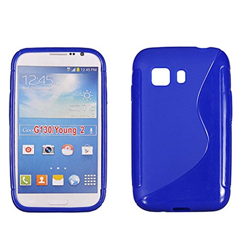 Comprar Bluetrade BT-TPU-SG130L - Funda TPU para Samsung Galaxy Young 2 G130, color azul al mejor precio