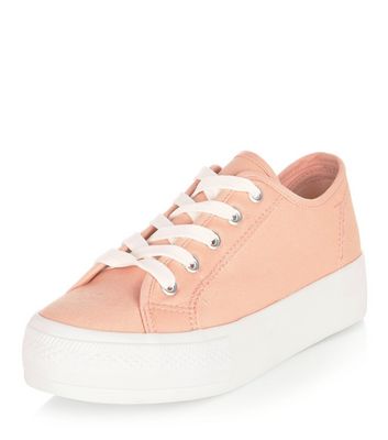 Comprar Stone Lace Up Flatform Plimsolls al mejor precio