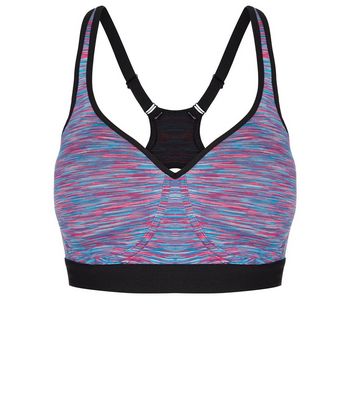 Comprar Neon Blue DD+ Marl Sports Bra al mejor precio