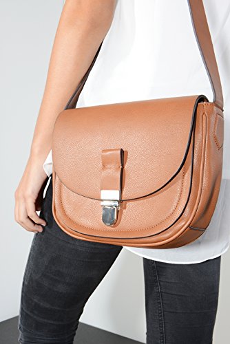 Comprar Parfois - Mujer - Bandolera Comfortable Rivets - Camel 1 - M al mejor precio