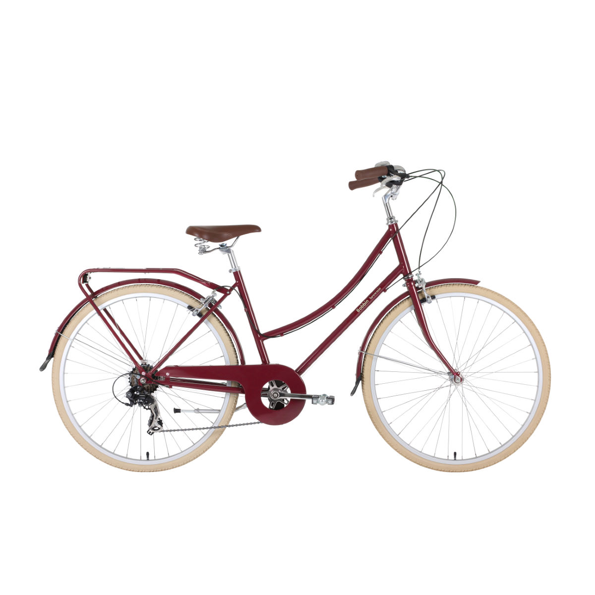 Comprar Bicicleta Bobbin Brownie (rojo intenso) - Bicicletas de ciudad e híbridas al mejor precio