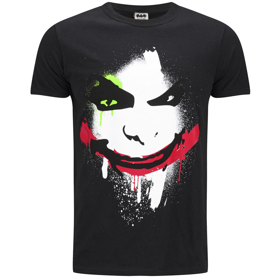 Comprar DC Comics Men's Joker Big Face T-Shirt - Black - XXL al mejor precio