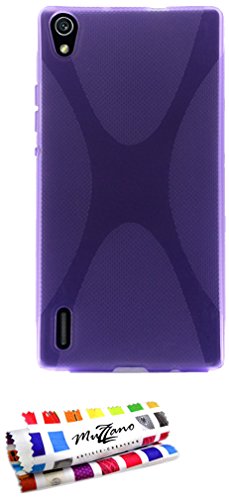 Comprar Muzzano F868733 - Funda para Huawei Ascend P7, color violeta al mejor precio