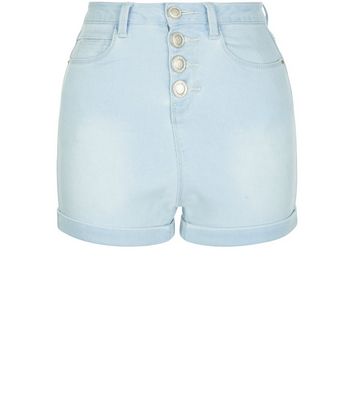 Comprar Teens Blue High Waisted Boyfriend Shorts al mejor precio