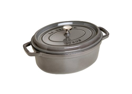 Comprar Staub 1102718 - Olla ovalada (27 cm), color gris al mejor precio