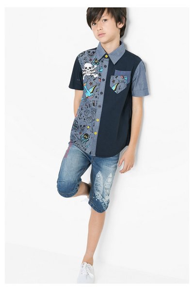 Comprar Desigual - Hombre - Camisa de manga corta para niño - Yuca - Size 11/12 al mejor precio
