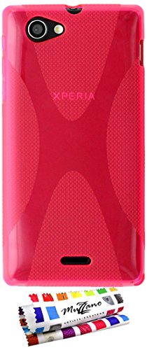 Comprar Muzzano F6056 - Funda para Sony Xperia J, color rosa al mejor precio
