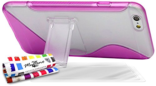 Comprar Muzzano F853175 - Funda para Apple iPhone 6 Plus, incluye 3 protecciones de pantalla, color rosa al mejor precio