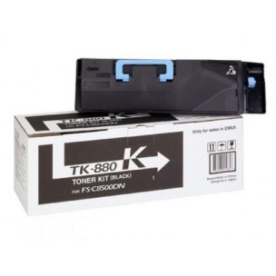Comprar Tk-880k: tóner negro original kyocera - 25000 páginas al mejor precio