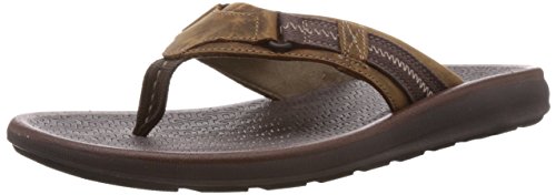 Comprar Clarks Kernick Beach - sandalias abiertas de cuero hombre, color marrón, talla 43 al mejor precio