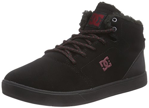Comprar DC Shoes Crisis WNT - Zapatillas altas, para niño, color negro / gris / rojo oscuro, talla 38 al mejor precio