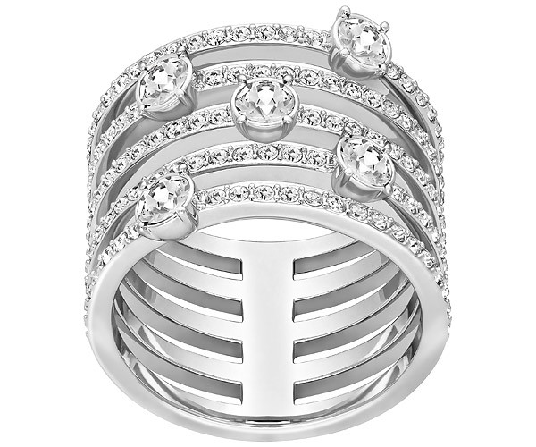 Comprar Swarovski Creativity Wide Anillo Blanco Chapado en rodio al mejor precio