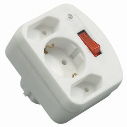 Comprar REV 00135501 - Regleta (250V, 3500W, 1500A, 0m, Color blanco) al mejor precio