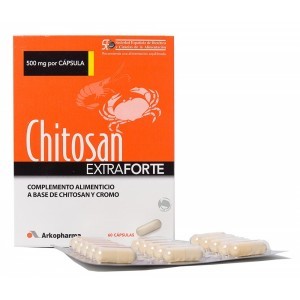 Comprar Chitosan extraforte 500mg + cromo 60 capsulas al mejor precio