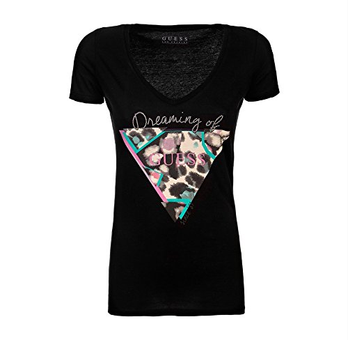 Comprar Guess VN S/S COLORFUL TRIA-camiseta Mujer    Negro A996 XS al mejor precio