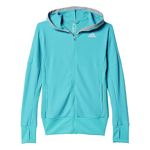 Comprar adidas City RGY Hood W - Sudadera para mujer, color azul, talla L al mejor precio