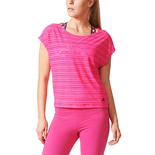 Comprar adidas Lightweight Tee - Camiseta para mujer, color rosa, talla L al mejor precio