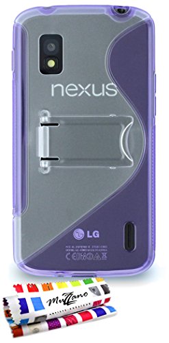 Comprar Muzzano F6870 - Funda para LG Nexus 4 / E960, color violeta al mejor precio