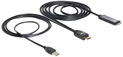 Comprar DeLOCK 2m, HDMI - IPad 30p, USB-A - adaptadores de cable de vídeo (HDMI - IPad 30p, USB-A, HDMI, Macho/Macho, Negro) al mejor precio