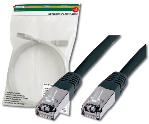 Comprar Digitus Patch Cable, SFTP, CAT5E, 10M, black - Cable de red (SFTP, CAT5E, 10M, black) Negro al mejor precio
