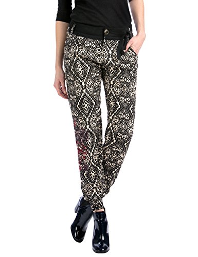 Comprar Desigual Claudia - Pantalones para mujer, color weiß - white (algodón), talla 36 al mejor precio