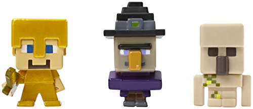 Comprar Minecraft - Pack 3 Mini Figuras - Steve?, Witch y Iron Golem al mejor precio