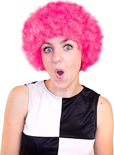 Comprar Peluca payaso afro rosa adulto - Única al mejor precio