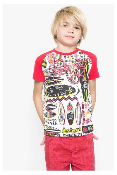 Comprar Desigual - Hombre - Camiseta de algodón surfera para niño - Sebastian - Size 9/10 al mejor precio