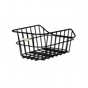 Comprar Tretwerk 2128015900 Cento - Cesta para rueda trasera de bicicleta (aluminio, 40 x 24 x 21 cm, malla ancha), color negro al mejor precio
