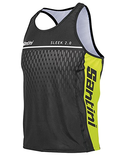 Comprar Santini Fashion - Maillot, talla S, color negro / amarillo al mejor precio