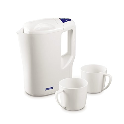 Comparar mejores precios Princess Deluxe - Hervidor con capacidad 0.9 l, color blanco con descuentos Comprar Princess Deluxe - Hervidor con capacidad 0.9 l, color blanco al mejor precio