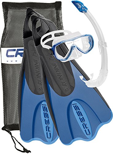 Comprar Cressi Flosse Elastic Shorts Reise-Tauchset - Aletas de buceo ( corto, correa ), color azul, talla L/XL (44/47), al mejor precio