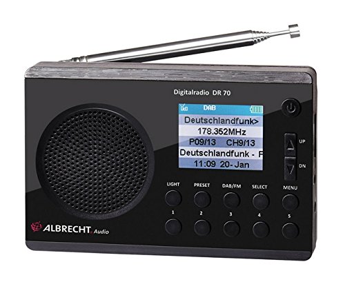 Comprar Albrecht 27370 - Radio digital (DAB + / FM, 230 V, batería), color negro al mejor precio