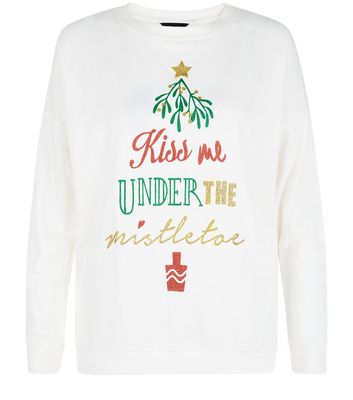 Comprar Cream Kiss Me Under The Mistletoe Sweater al mejor precio