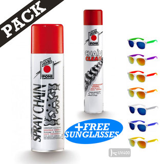 Comprar SPRAY LIMPIA CADENA + SPRAY LUBRICANTE CHAIN *REGALO GAFAS DE SOL al mejor precio