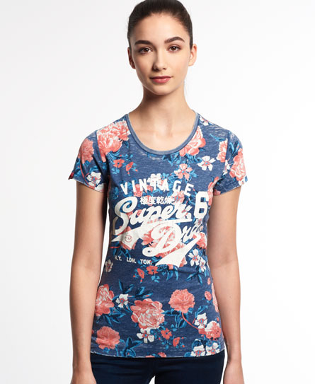 Comprar Camiseta Romance Floral Burnout al mejor precio