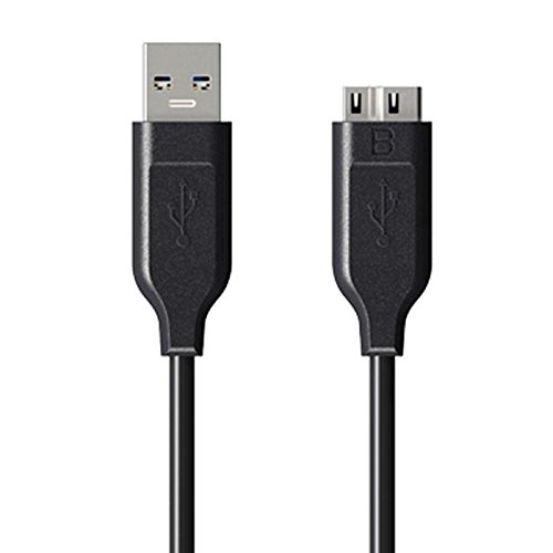 Comprar muvit MUUSC0068 - Cable de datos y cargador (de USB 3.0 a micro USB, 1,8 m), color negro al mejor precio