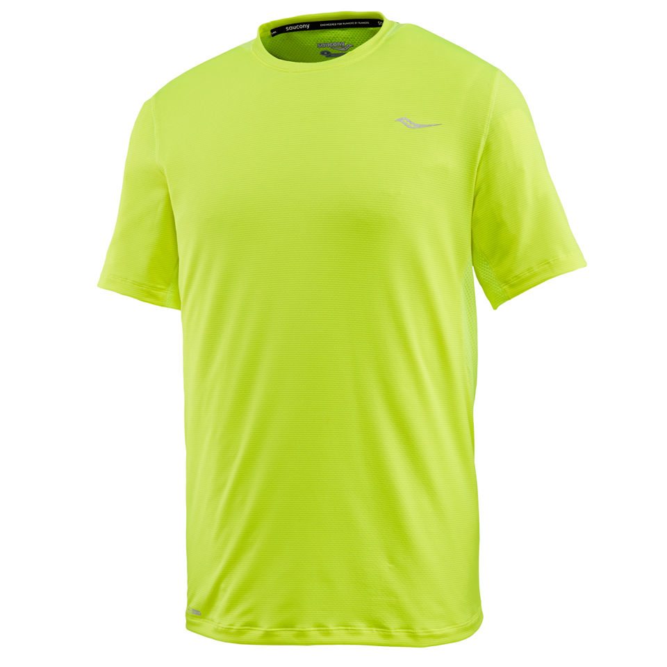 Comprar Saucony Speed of Lite Short Sleeve T-Shirt - Yellow - XXL al mejor precio