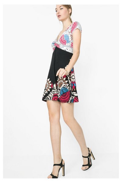 Comprar Desigual - Mujer - Vestido con nudo en el escote - Bibiana - Size XL al mejor precio