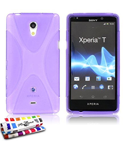 Comprar Muzzano F57X03-7963949 - Funda para Sony Xperia T / LT30, color violeta al mejor precio