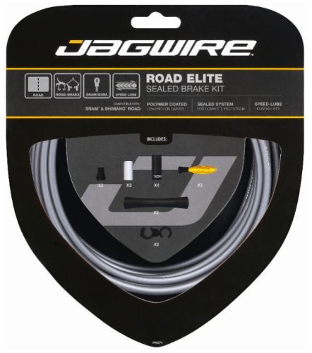 Comparar mejores precios Jagwire Road Elite - Kit de cable de freno estanco, color gris con descuentos Comprar Jagwire Road Elite - Kit de cable de freno estanco, color gris al mejor precio